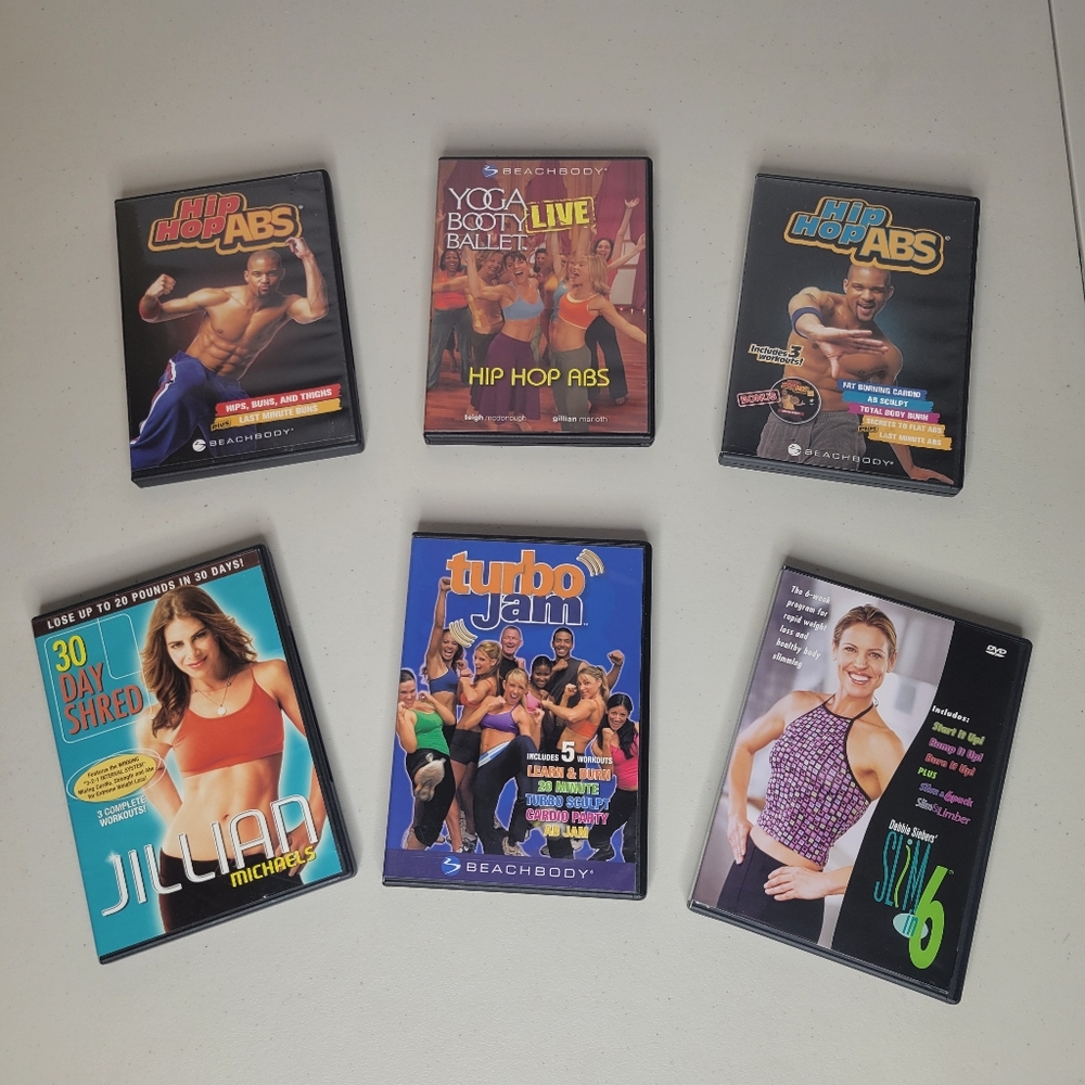 6 Beachbody‎ Workout DVD's